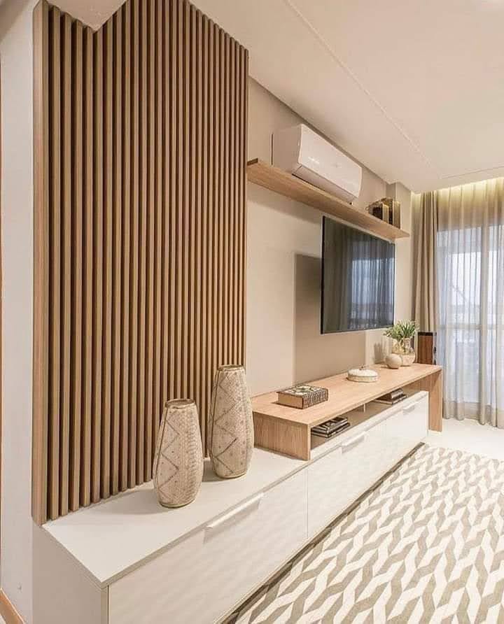 Balcony Weatherproof High-Gloss Storage Bench with Louver Wall Panelling - Execution #
